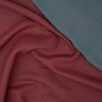 Bio Musselin Doppelseitig Rouge Grün | Stoffwerk