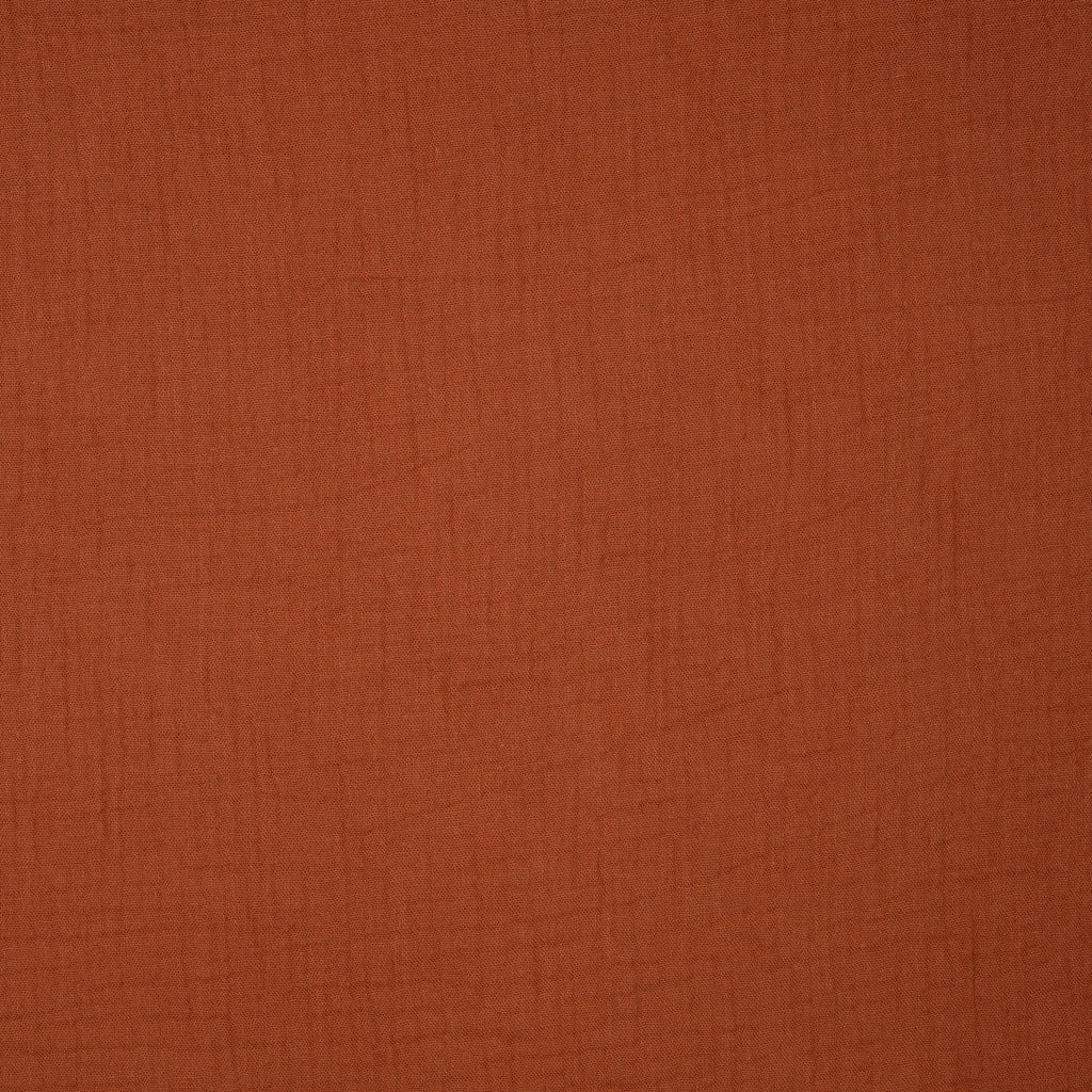 Bio Musselin Dunkles Cognac | Stoffwerk