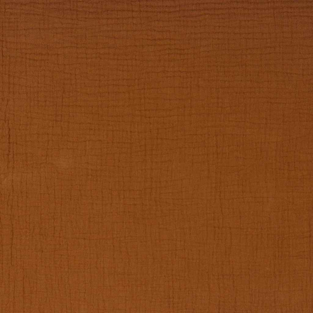 Bio Musselin dunkles cognac