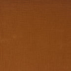 Bio Musselin dunkles cognac