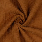 Bio Musselin dunkles cognac