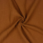 Bio Musselin dunkles cognac