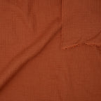 Bio Musselin Dunkles Cognac | Stoffwerk