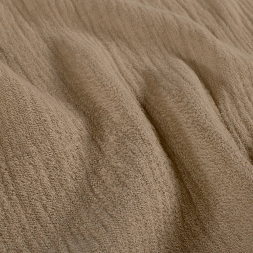 Bio Musselin dunkles sand