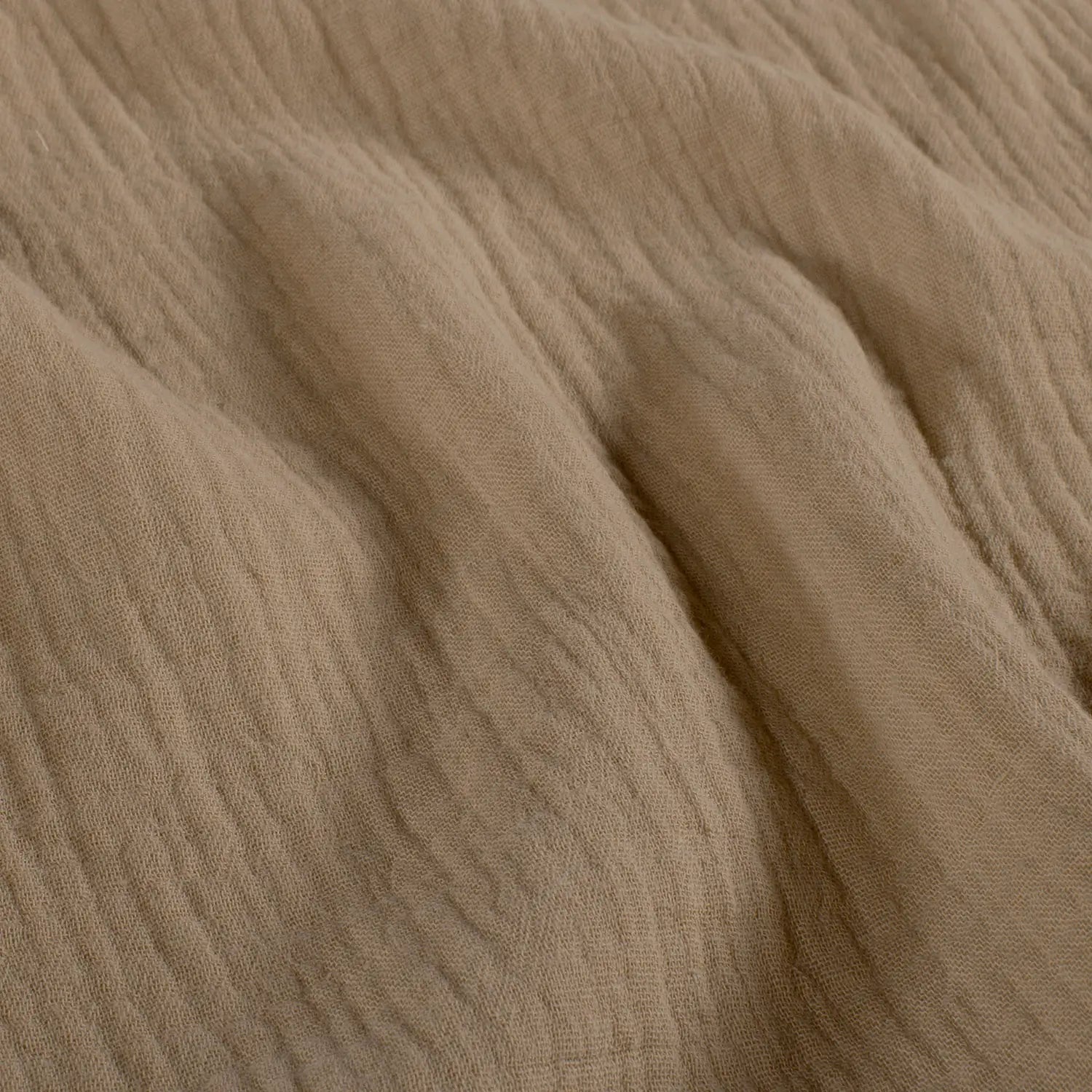 Bio Musselin dunkles sand