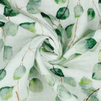 Bio Musselin Eucalyptus weiß