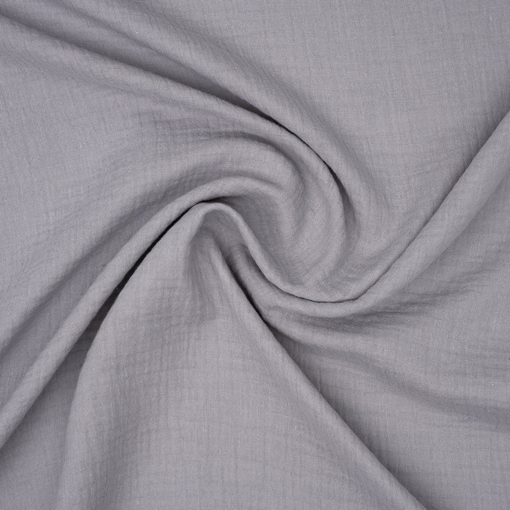Bio Musselin Grau | Stoffwerk