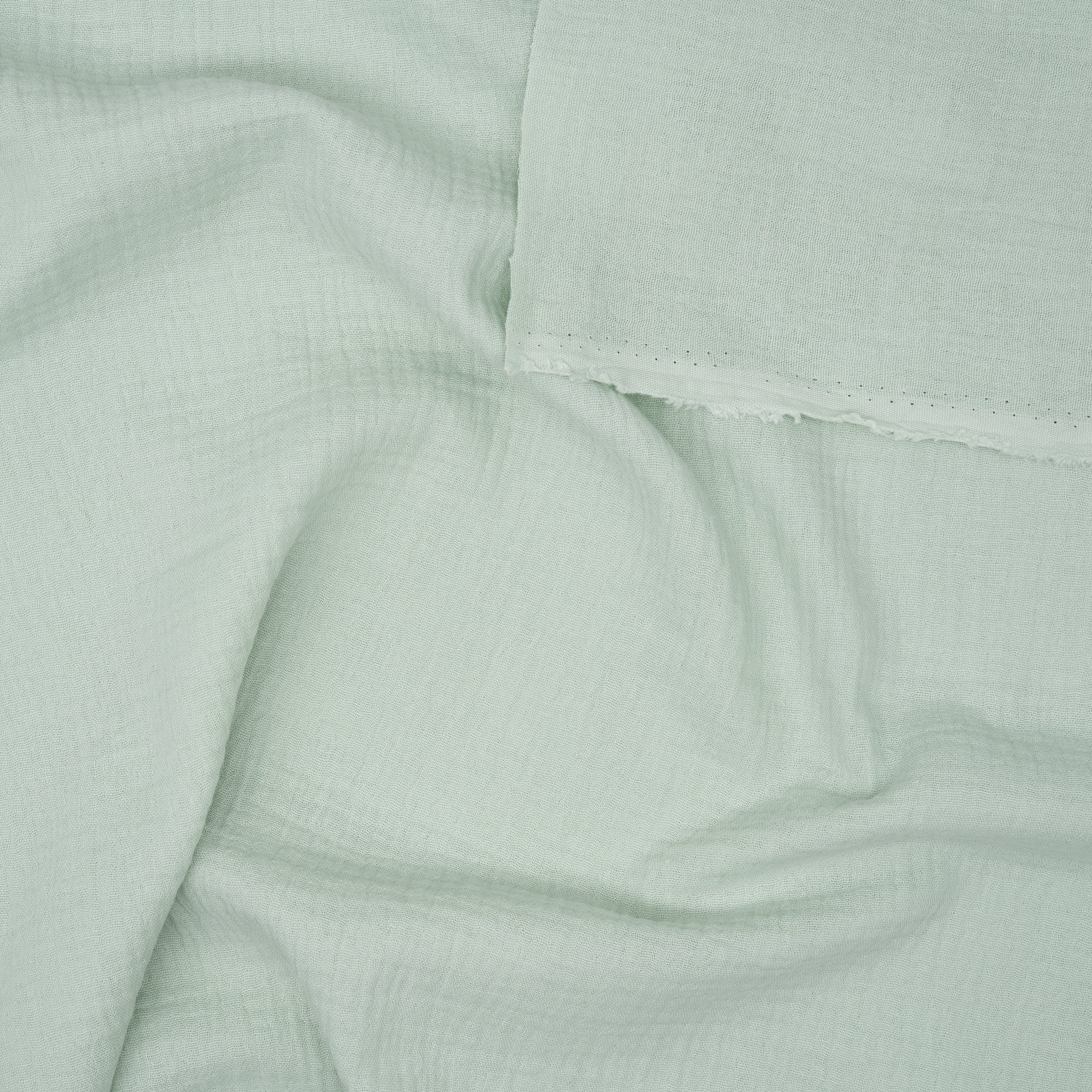 Bio Musselin Hellmint | Stoffwerk