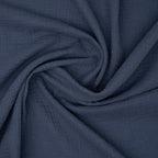 Bio Musselin Jeansblau | Stoffwerk