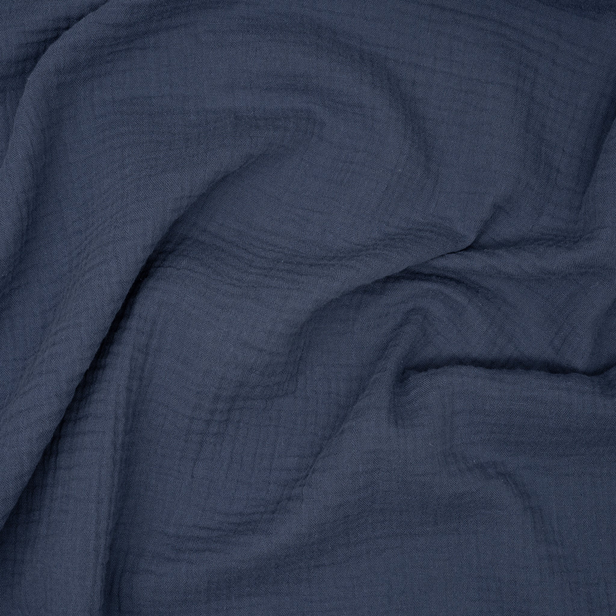 Bio Musselin Jeansblau | Stoffwerk