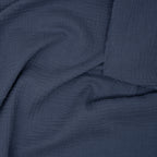 Bio Musselin Jeansblau | Stoffwerk