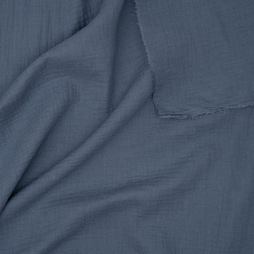 Bio Musselin Jeansblau Hell