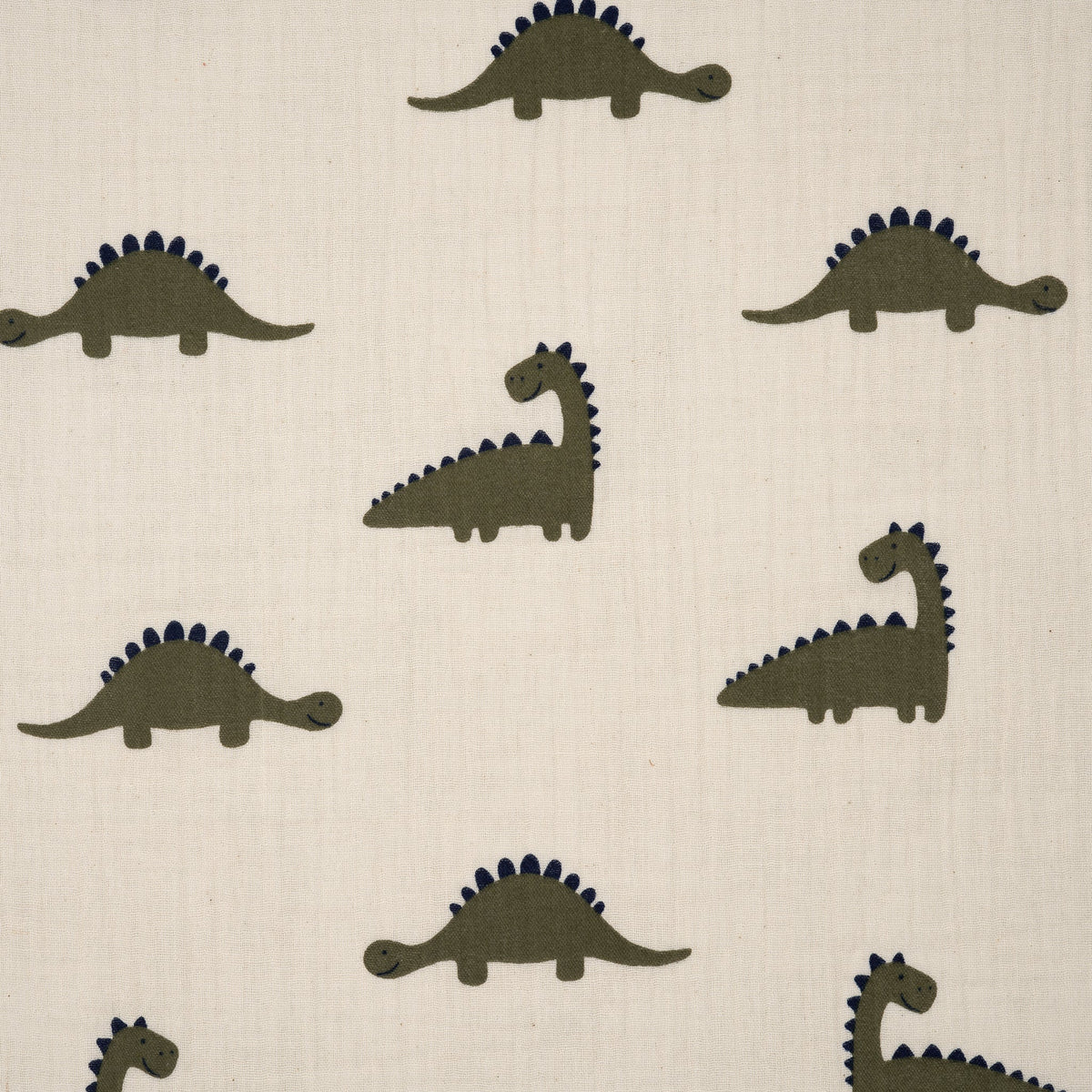 Bio Musselin Naturbelassen Dinos