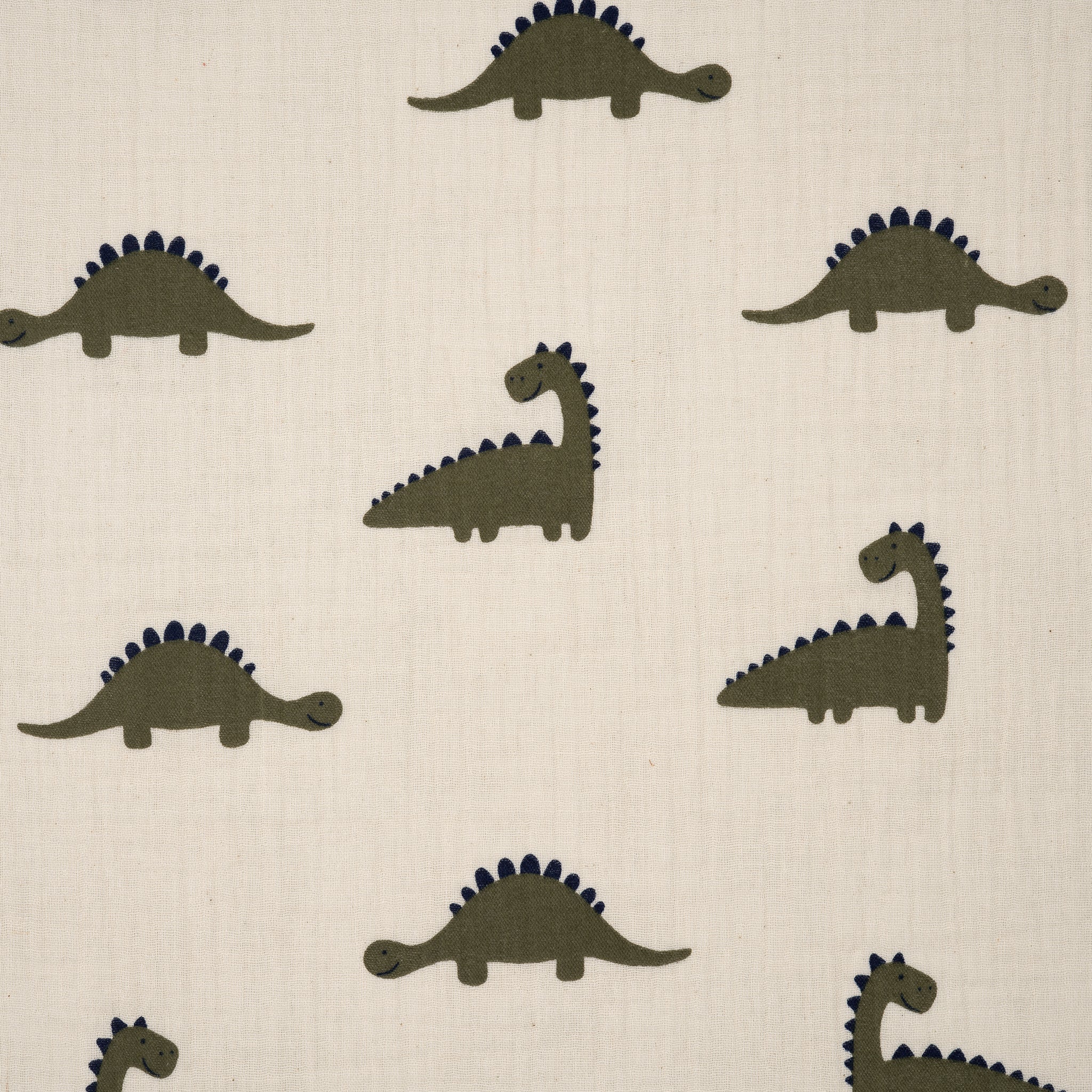 Bio Musselin Naturbelassen Dinos