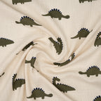 Bio Musselin Naturbelassen Dinos