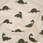 Bio Musselin Naturbelassen Dinos | Stoffwerk