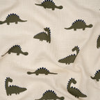 Bio Musselin Naturbelassen Dinos