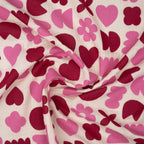 Bio Musselin Naturbelassen Flower Love