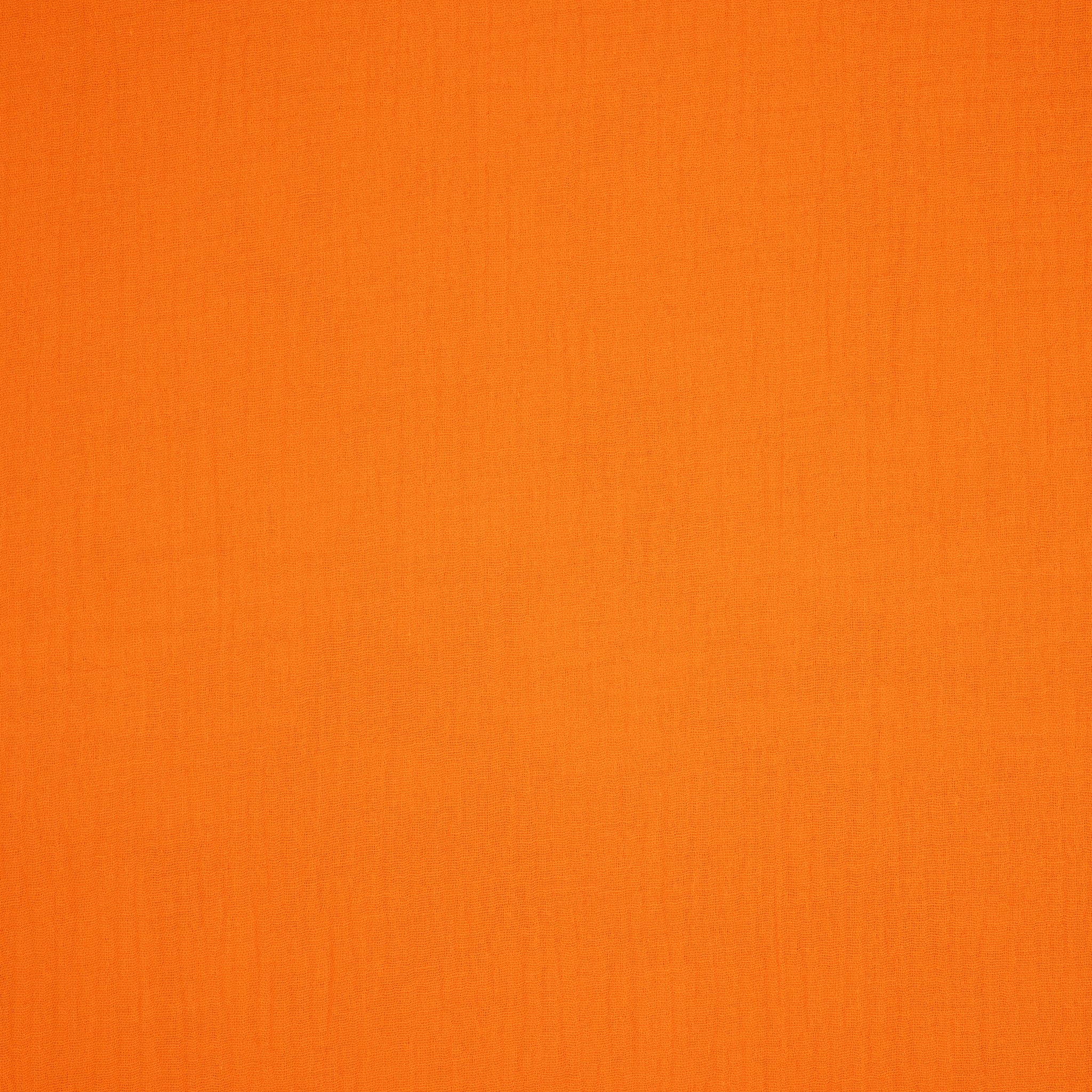 Bio Musselin Neonorange | Stoffwerk