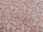 Bio Musselin Paisley Saftiges Altrosa | Stoffwerk