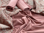 Bio Musselin Paisley Saftiges Altrosa | Stoffwerk