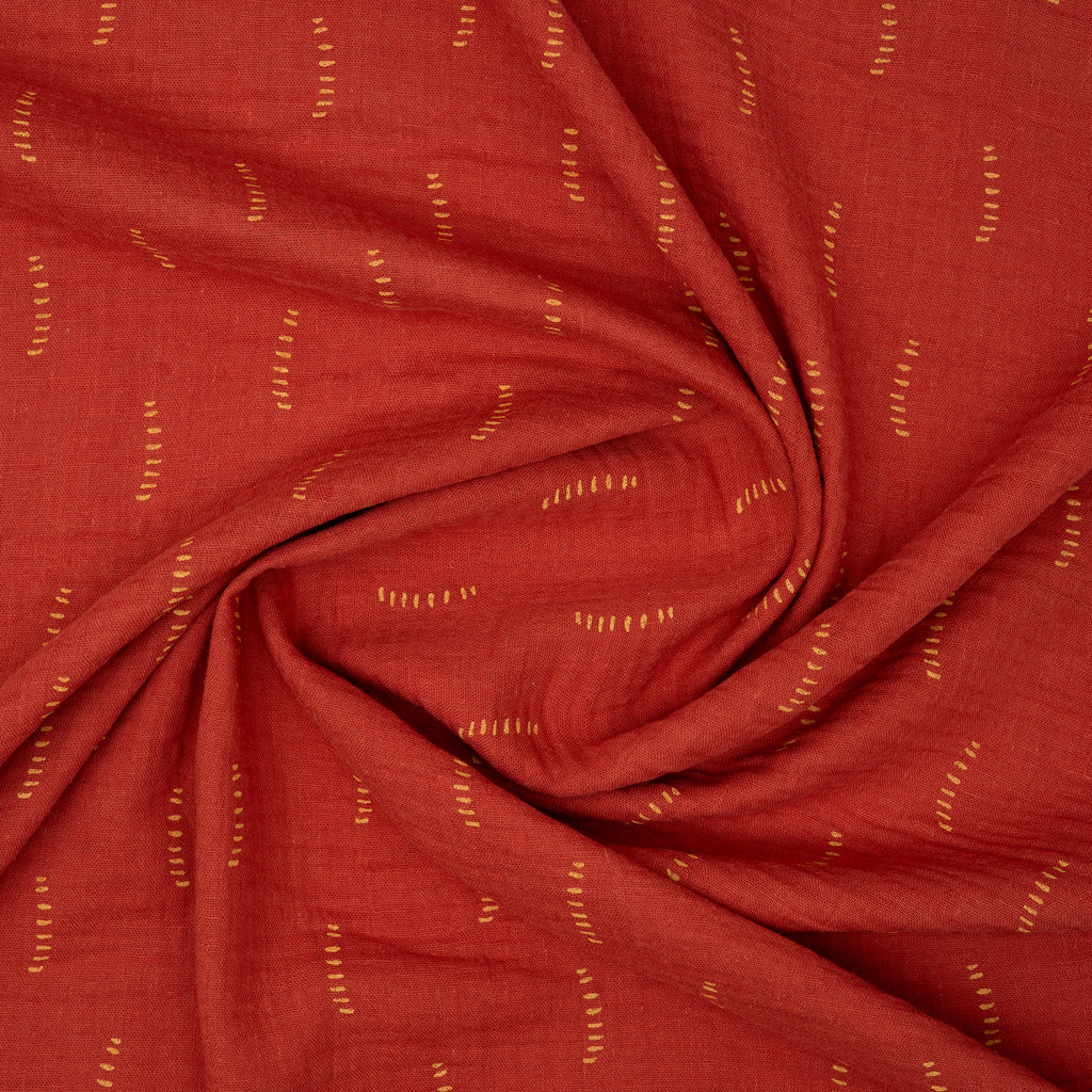 Bio Musselin Raupe Rouge