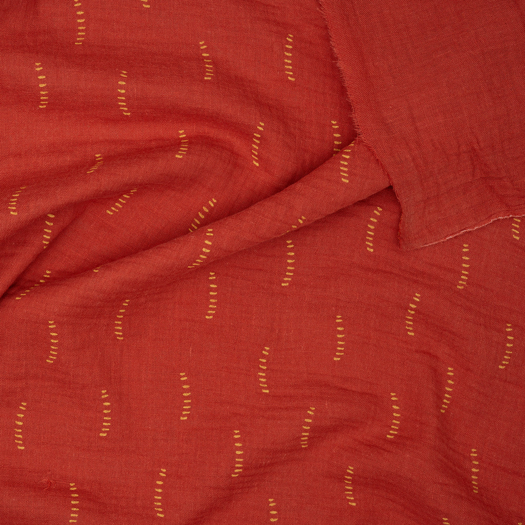 Bio Musselin Raupe Rouge