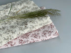Bio Musselin Romantic Flowers creme