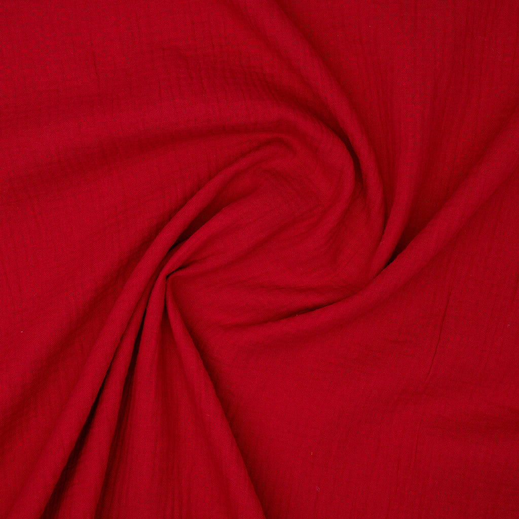 Bio Musselin Rot | Stoffwerk