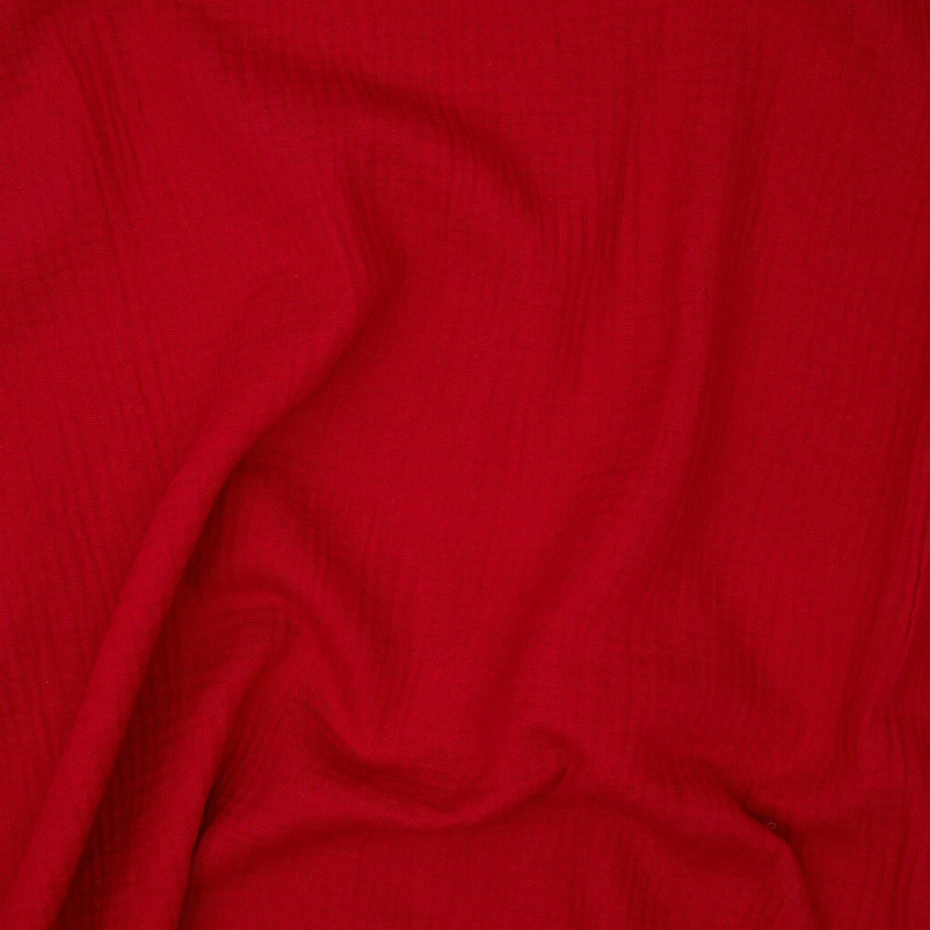 Bio Musselin Rot | Stoffwerk