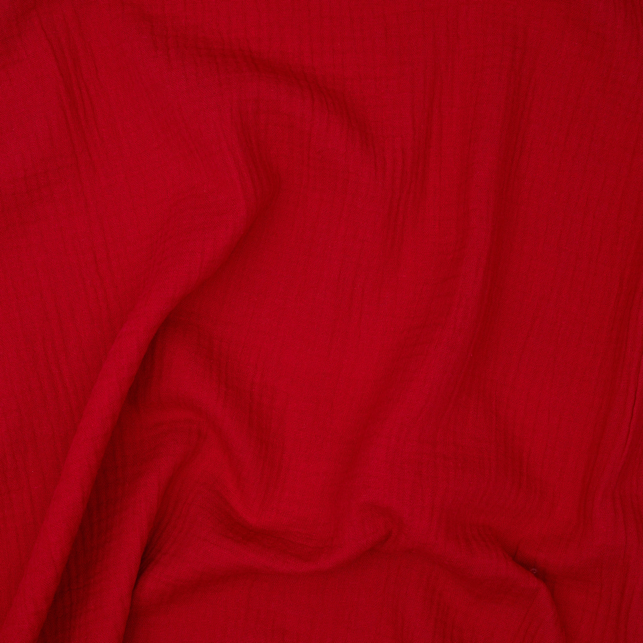 Bio Musselin Rot | Stoffwerk
