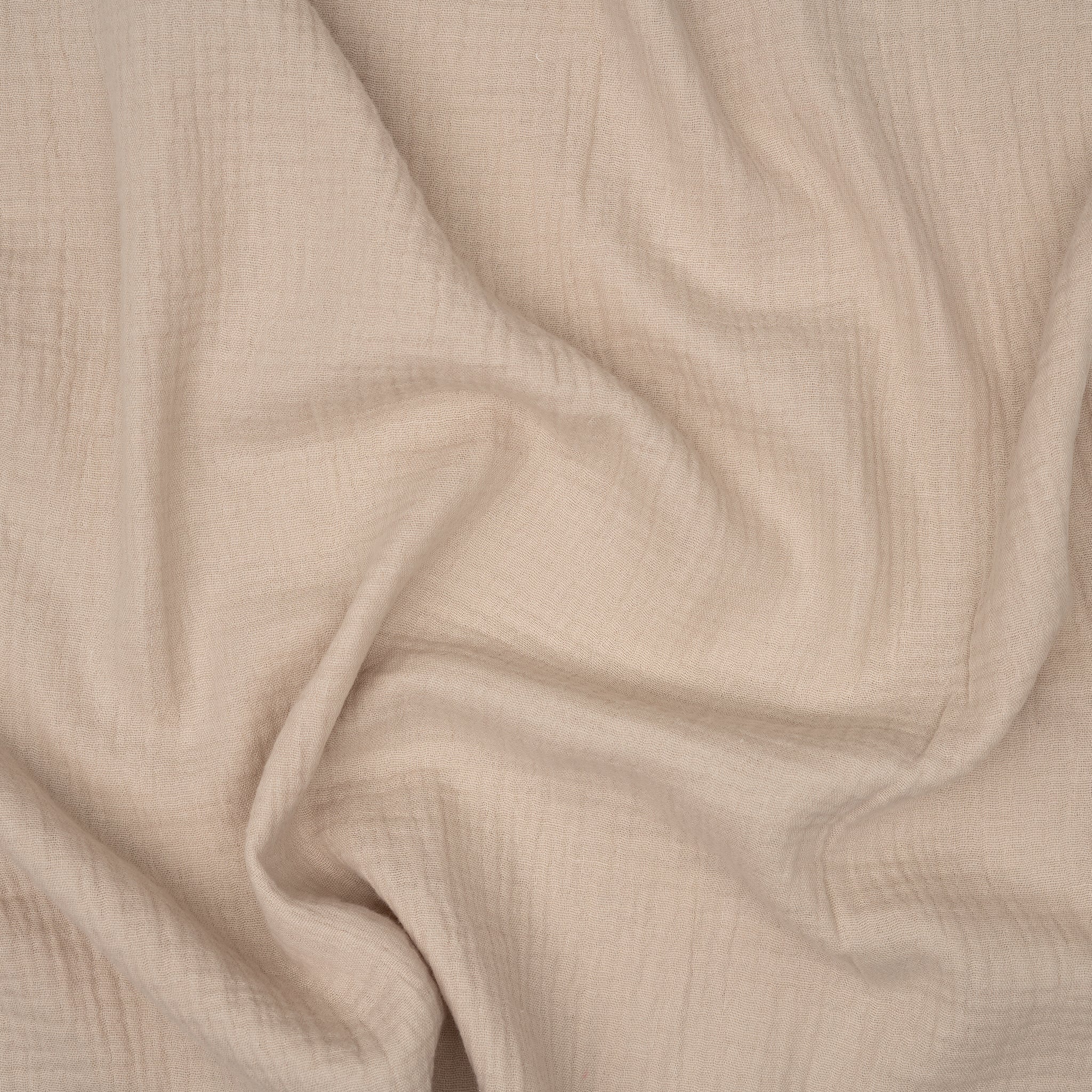 Bio Musselin Uni Sand