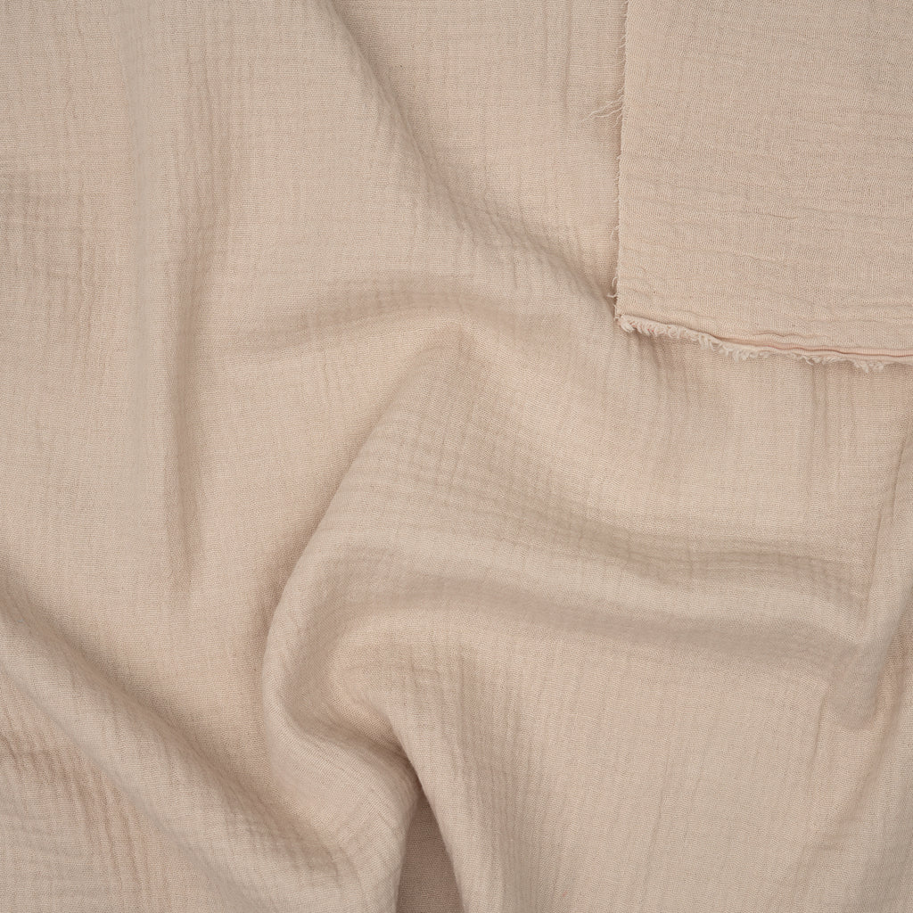 Bio Musselin Uni Sand | Stoffwerk