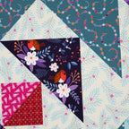 Bio Popeline Hamburger Liebe Christmas Cheater Quilt Panel | Stoffwerk