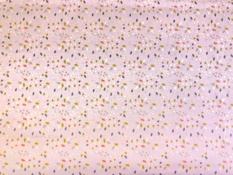 Bio Popeline Konfetti rosa