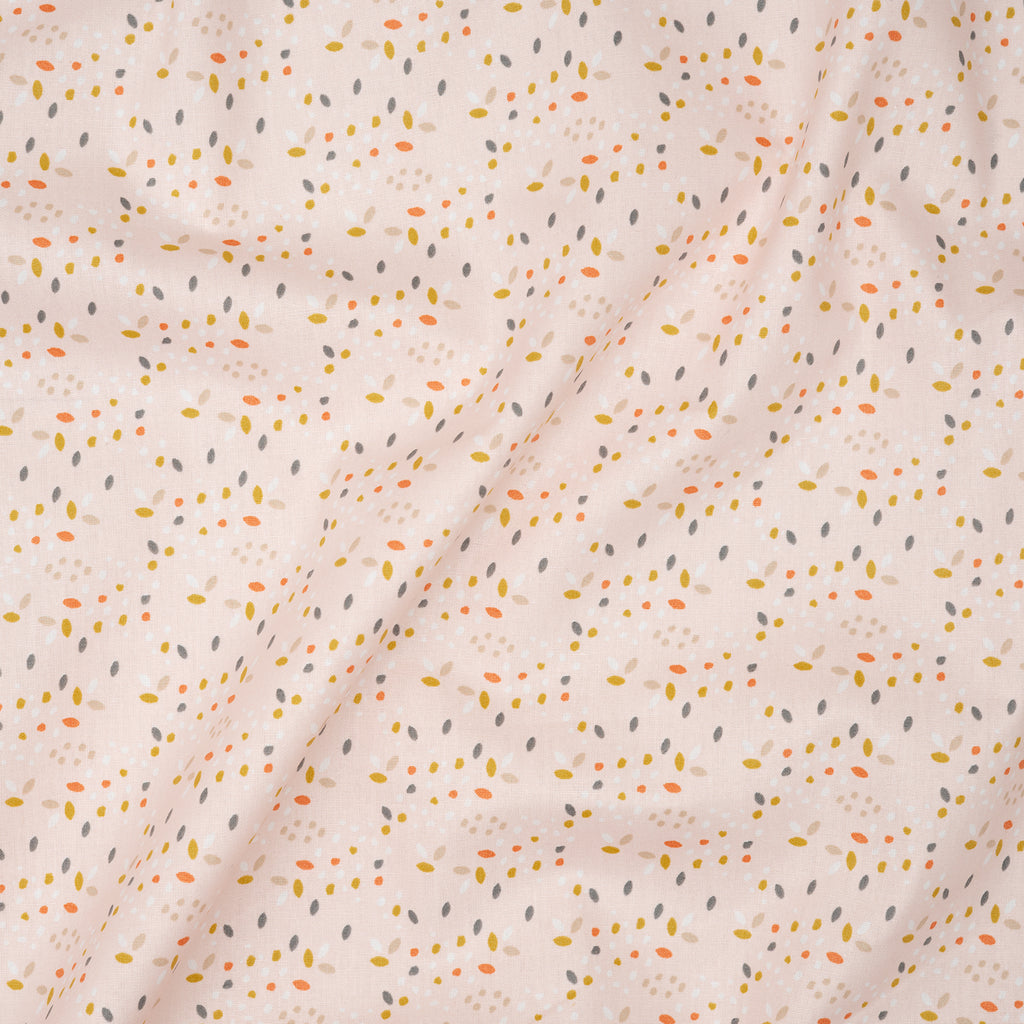 Bio Popeline Konfetti Rosa
