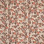 Bio Rib Jersey Naturbelassen Kleine Blumenranken