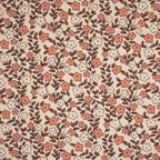 Bio Ripp Jersey Naturbelassen Kleine Blumenranken