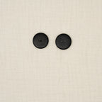 Bio Steinnussknopf Schwarz Linse Seidenmatt (23 mm)