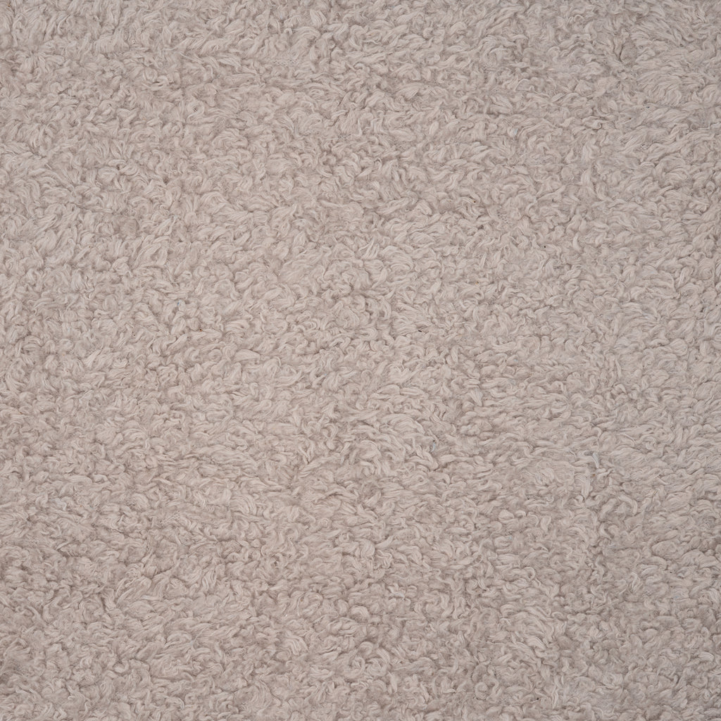 Bio Teddy Plüsch Grau 10 mm Florhöhe 330 g/m²