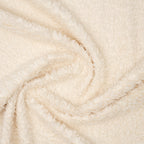 Bio Teddy Plüsch Rohweiß 10 mm Florhöhe 360 g/m²