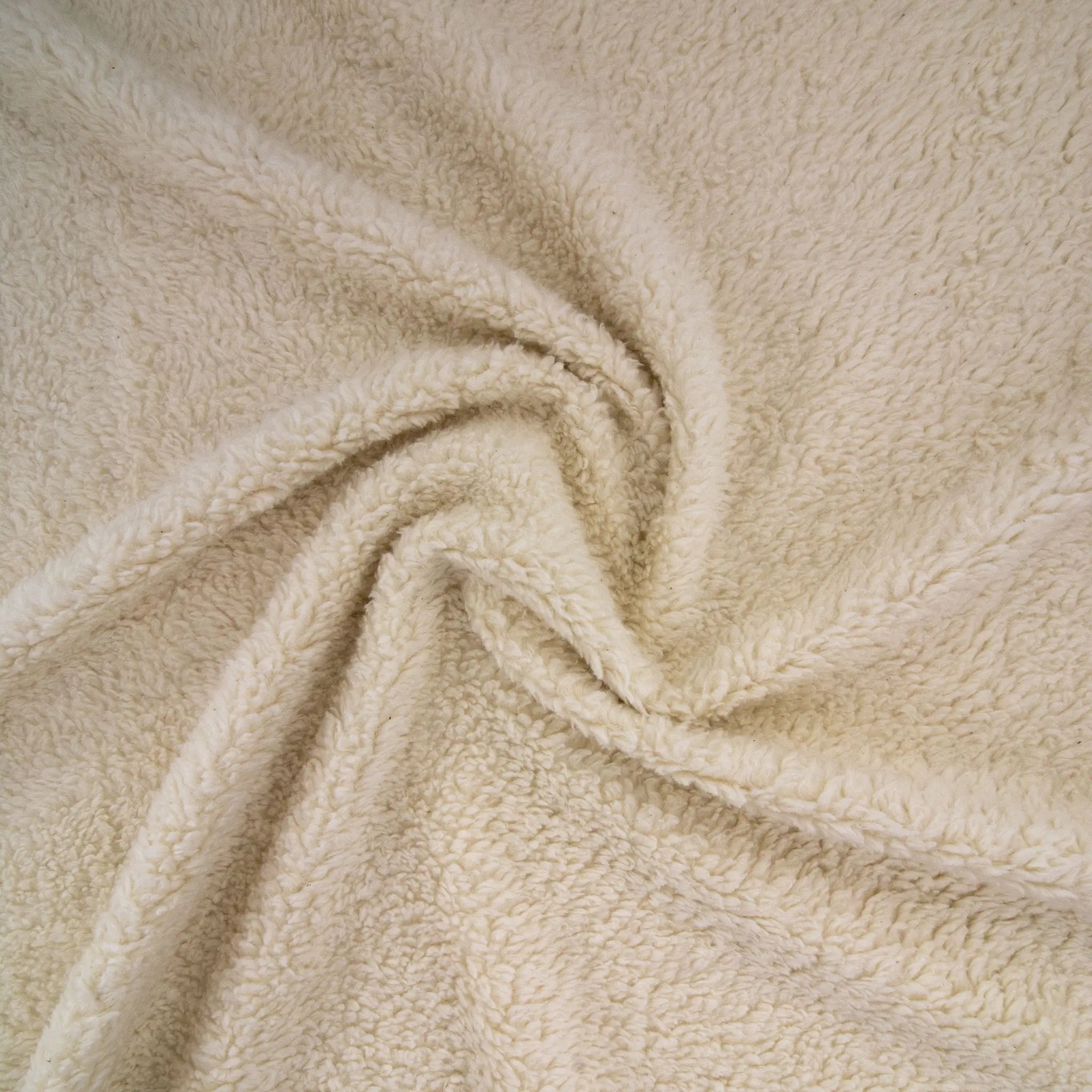 Bio Teddy Plüsch Rohweiß