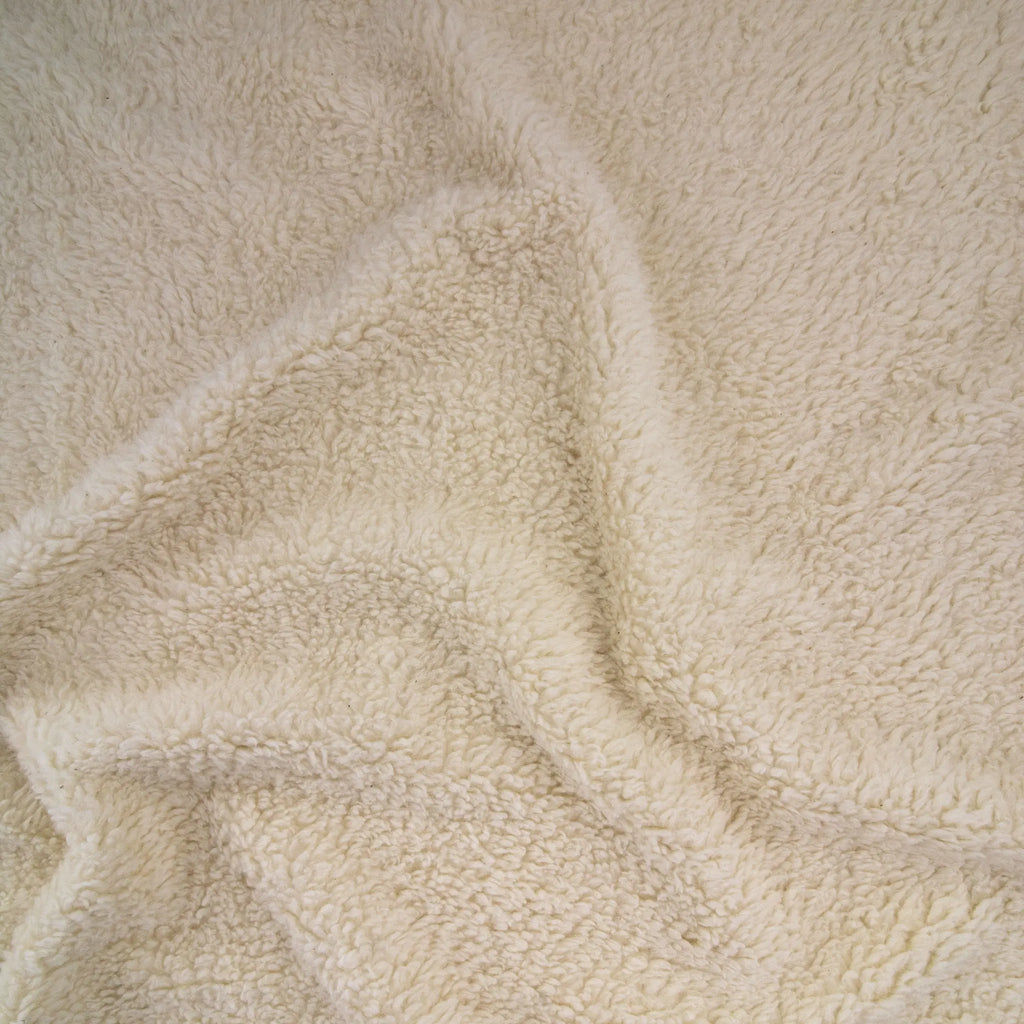 Bio Teddy Plüsch Rohweiß