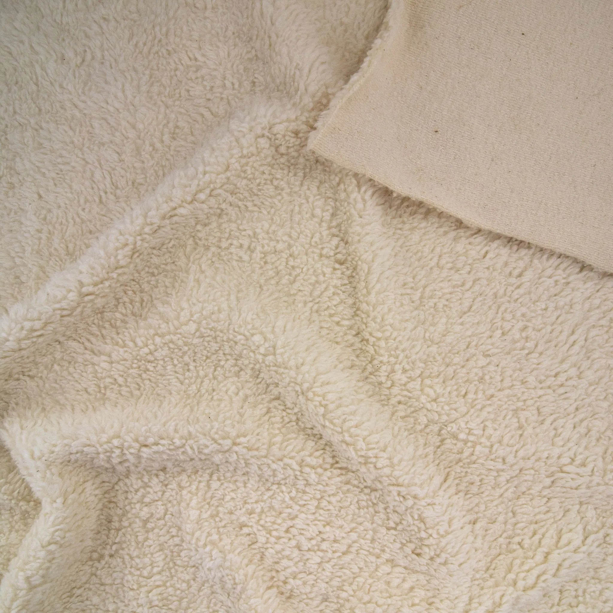 Bio Teddy Plüsch Rohweiß