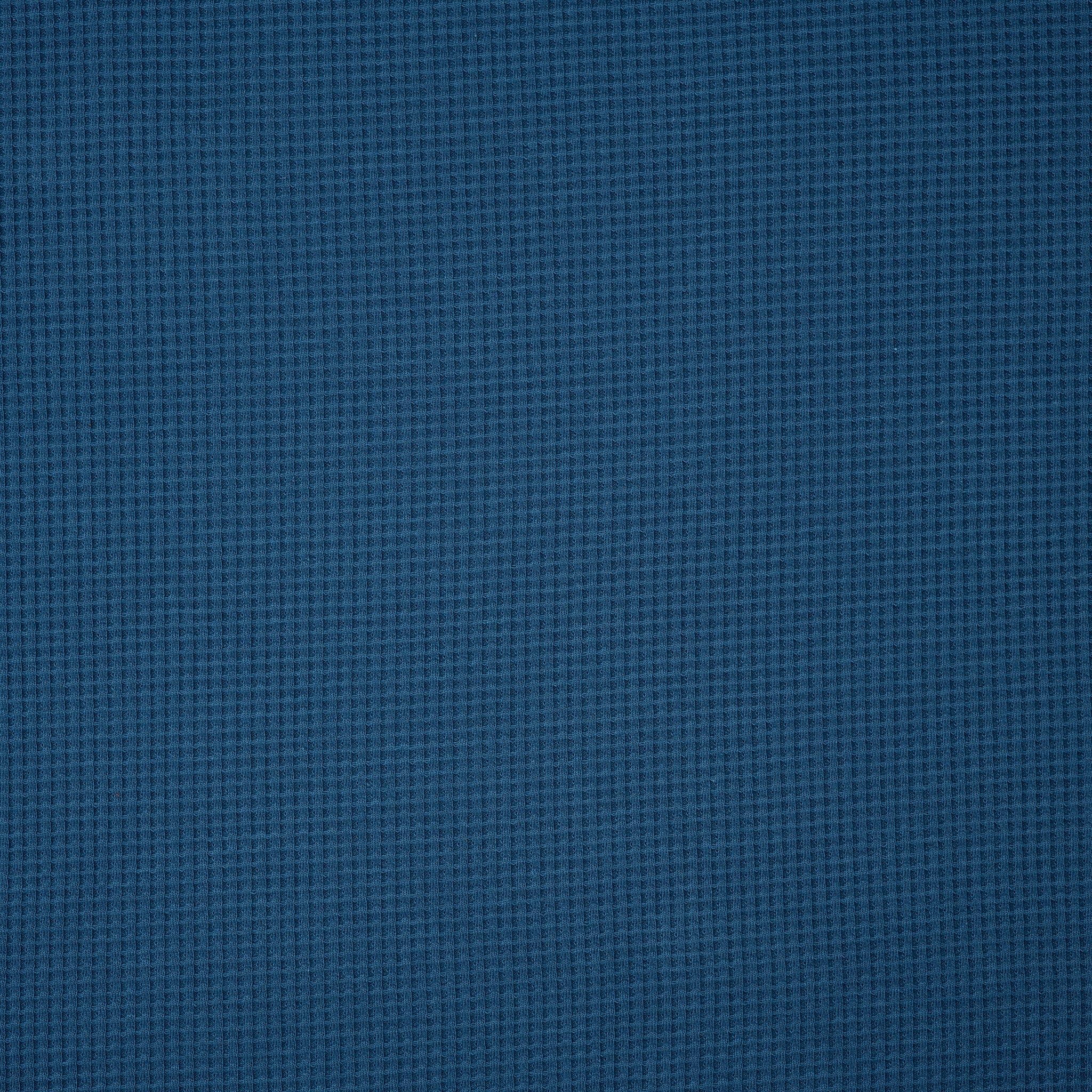 Bio Waffelstrick Jeansblau