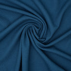 Bio Waffelstrick Jeansblau | Stoffwerk