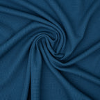 Bio Waffelstrick Jeansblau