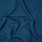 Bio Waffelstrick Jeansblau