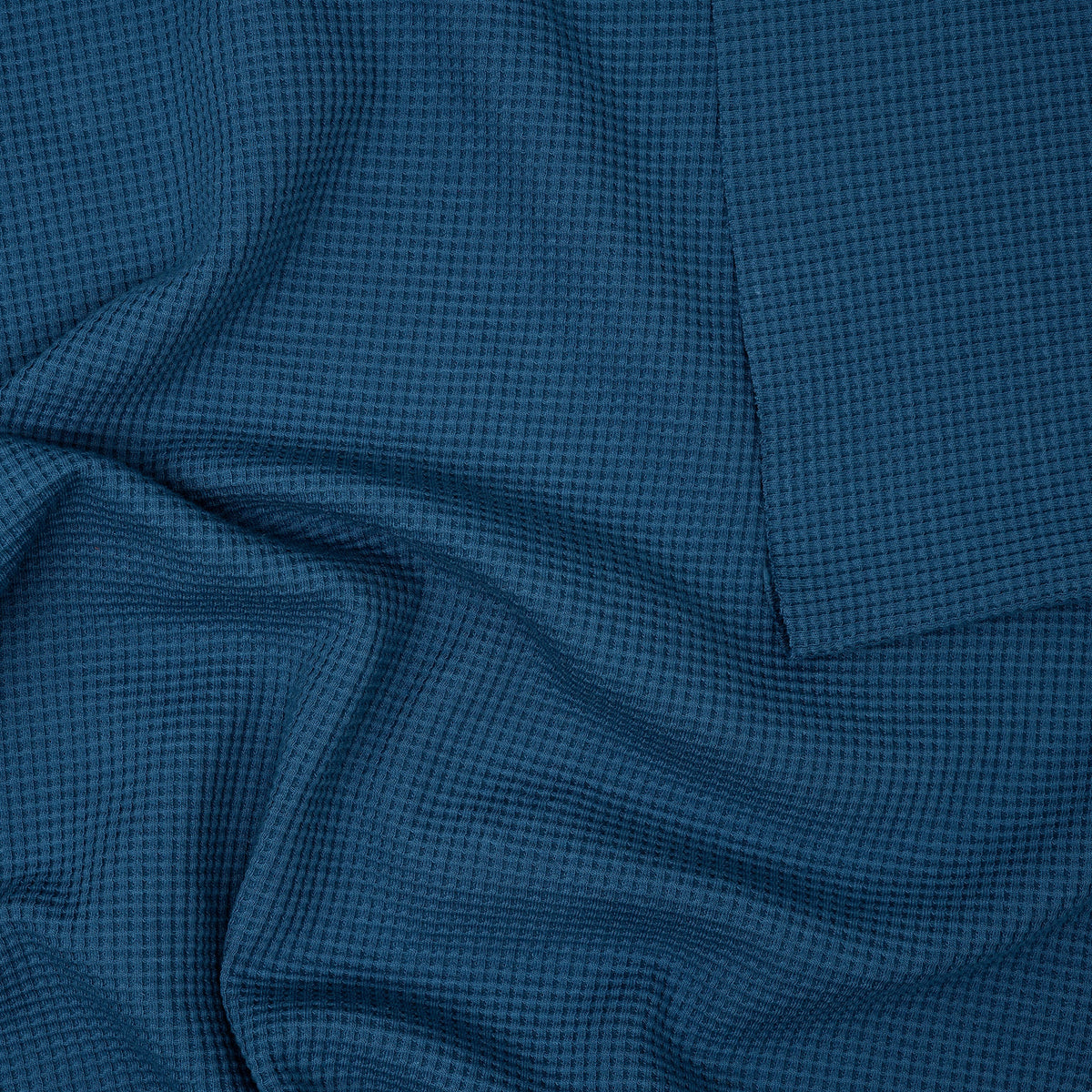 Bio Waffelstrick Jeansblau | Stoffwerk