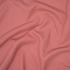 Bio Waffelstrick Kräftiges Altrosa